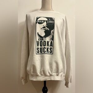 Vintage Mainland Vodka Sucks Sweatshirt 2XL